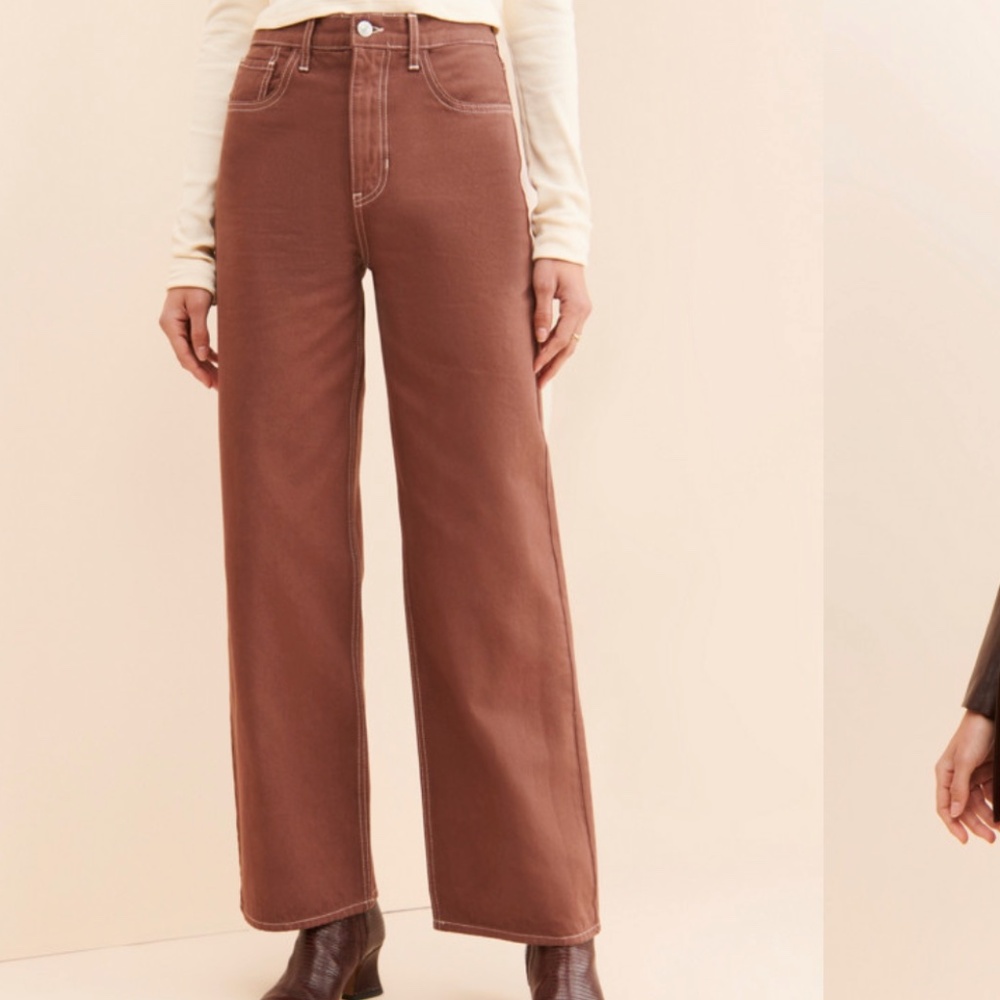 Just Black Denim - Retro Wide Jeans - Size 26